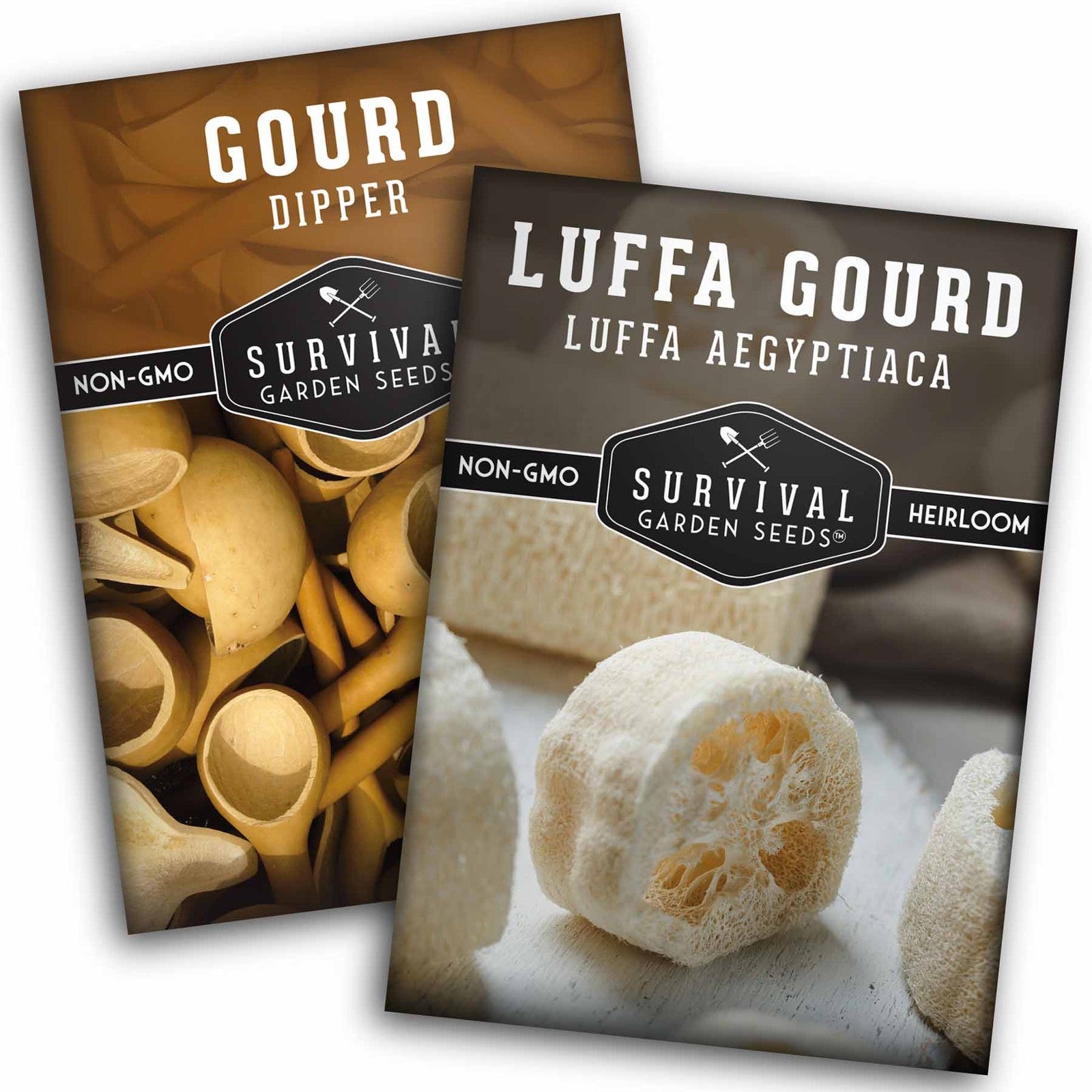 Gourd Seed Collection – Dipper Gourds & Luffa (Loofah) Gourds for Crafting,
